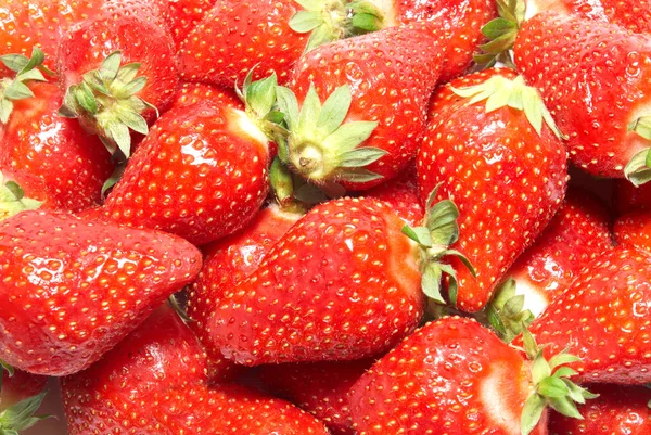 Røde jordbær – stockfoto