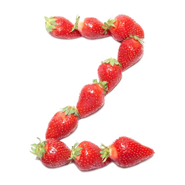 Stock image Strawberry health alphabet