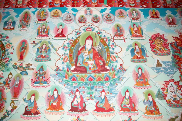 Буддийская живопись — стоковое фото