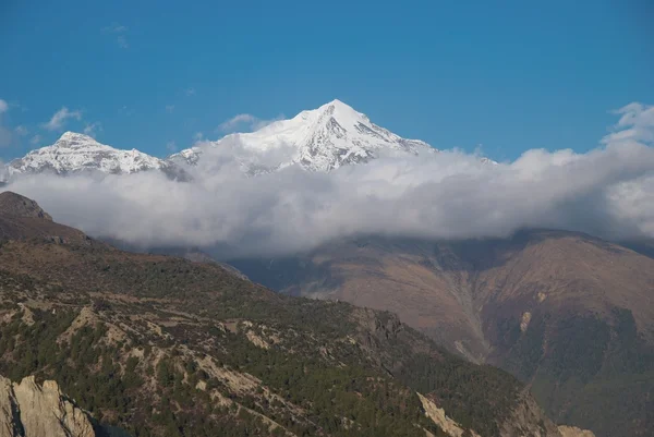 Kväll på bergen. Nepal — Stockfoto