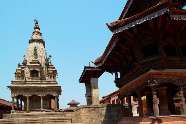 Templo da cidade de Baktaphur, Nepal — Fotografia de Stock