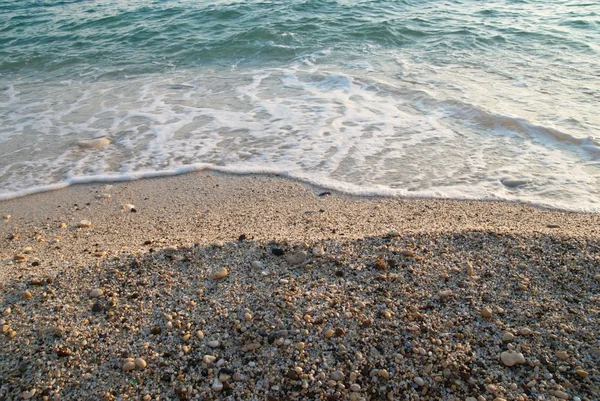 Морський пісок пляжу — стокове фото