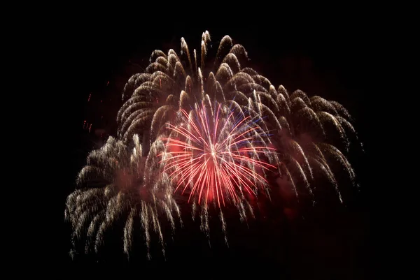 Beautiful salute and fireworks — Stock Photo, Image