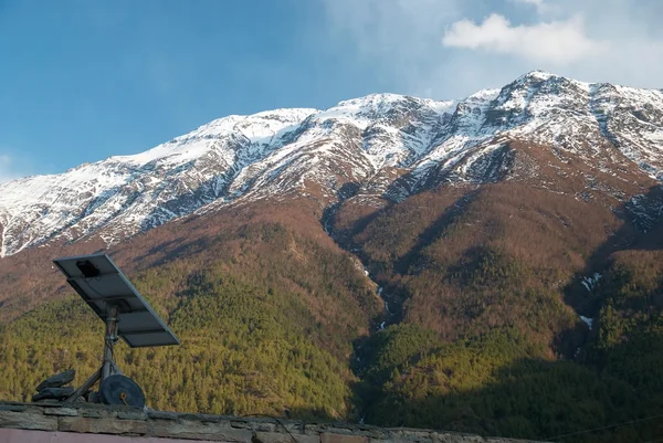 Soirée dans les montagnes. Népal — Photo