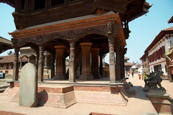 Храм города Бактапур, Непал — стоковое фото