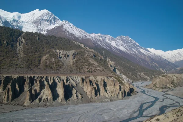 Río Marsyangdi, Tíbet . —  Fotos de Stock