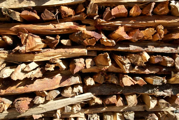 Tumpukan kayu bakar — Stok Foto