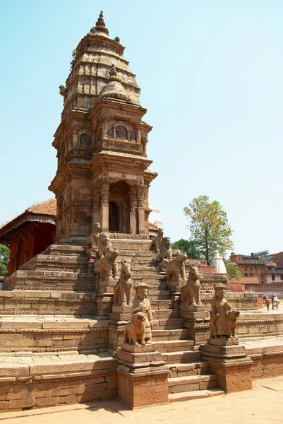 Tempel van baktaphur stad, nepal — Stockfoto