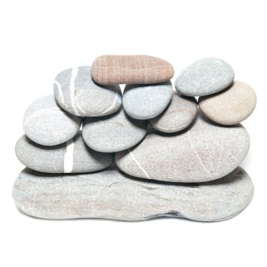 Wall of pebbles clipart