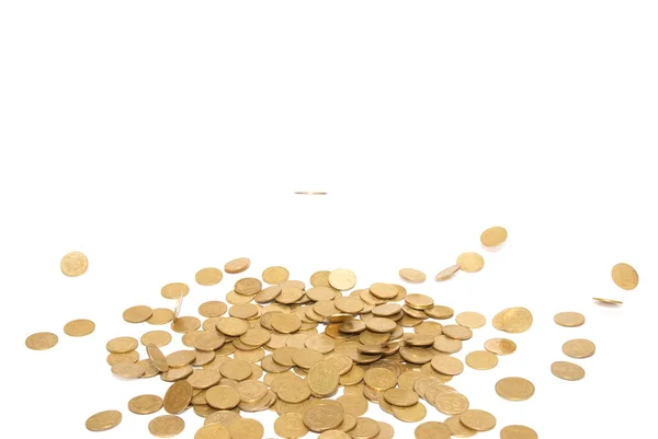 Chuva de moedas de ouro — Fotografia de Stock