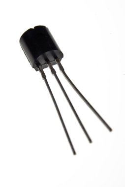 Transistor in plastic clipart