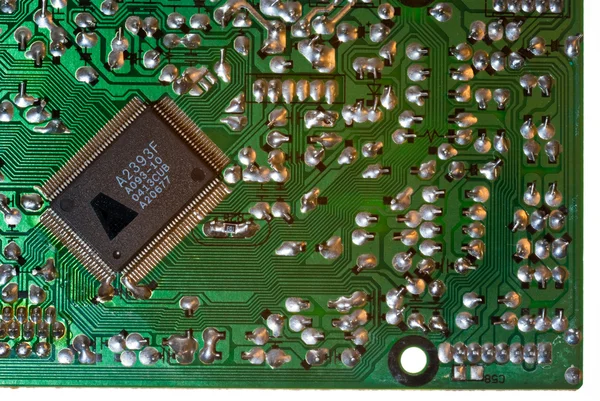 Placa de circuito PCB — Fotografia de Stock