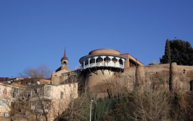 Tbilisi historic centre clipart