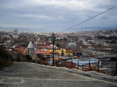 Tbilisi downtown clipart