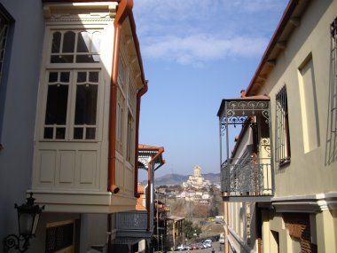Balconies of Tbilisi clipart