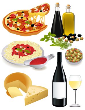 Italian food clipart