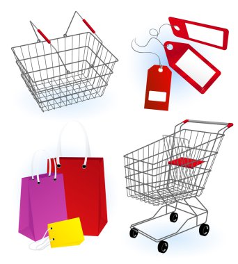 Shopping basket clipart