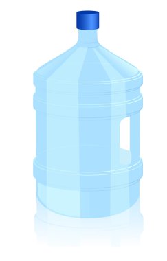 Office bottle of water clipart