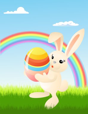 Easter bunny clipart