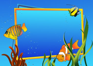 Ocean frame clipart