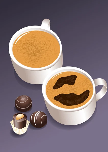 Tazas de café — Archivo Imágenes Vectoriales