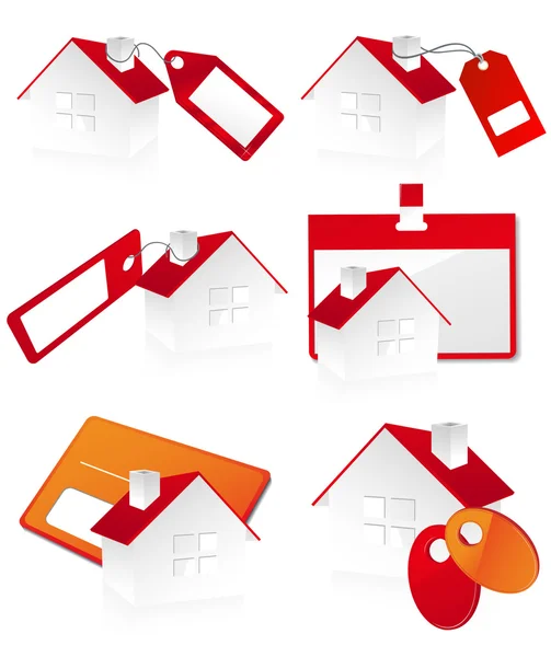 Homes for sale — Stock Vector