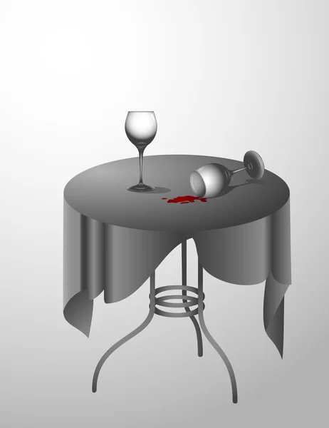 Verre de vigne — Image vectorielle