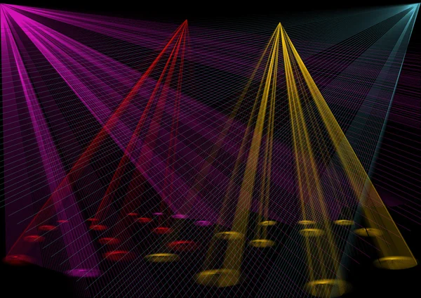 Disko ışıkları — Stok Vektör