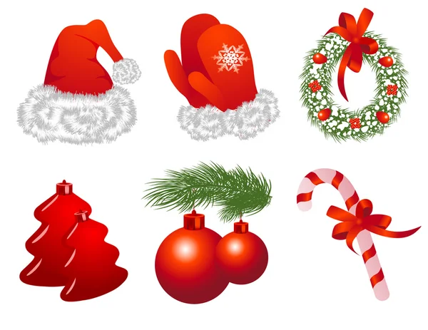 Objets de Noël — Image vectorielle