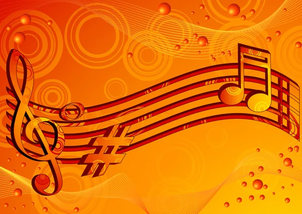 Music_background — Stock Vector