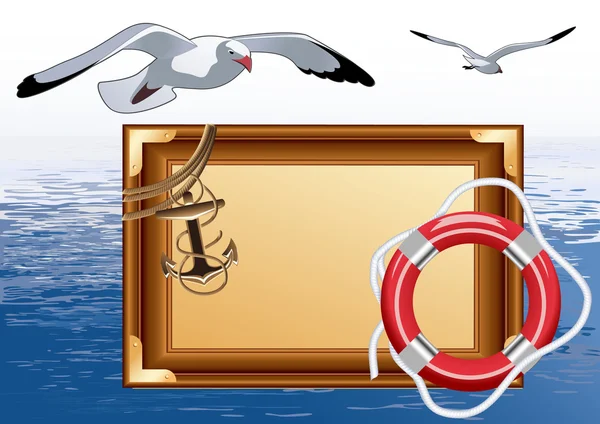 Nautical_frame — Stockvector