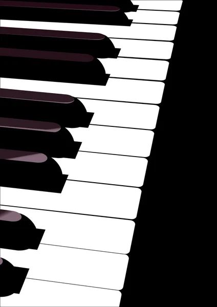 Klavier — Stockvektor