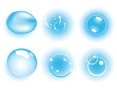 Blue dew clipart