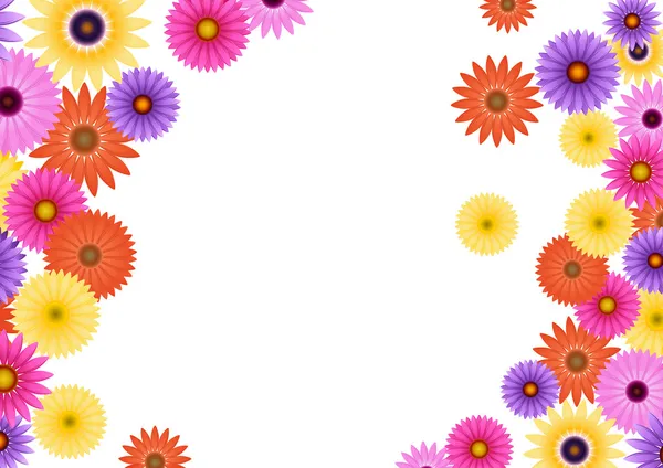 Aster květina background1 — Stockový vektor