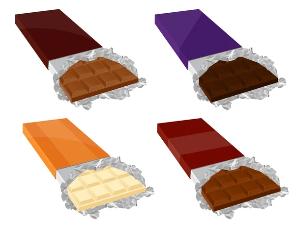 Шоколадный набор — стоковый вектор