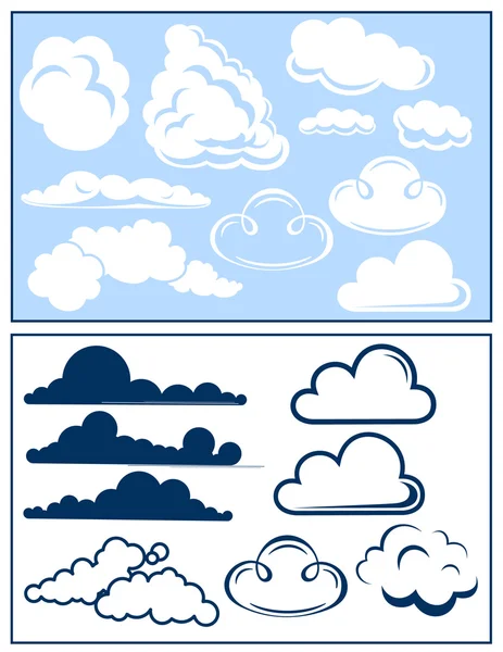 Wolken — Stockvector