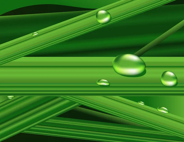 Grönt gräs — Stock vektor