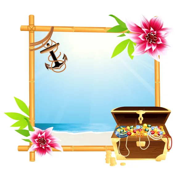 Frame with riches — Stock Vector