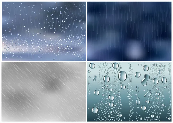 Βροχή — Διανυσματικό Αρχείο