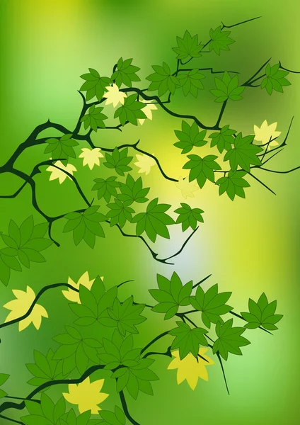 Brunch aux arbres — Image vectorielle