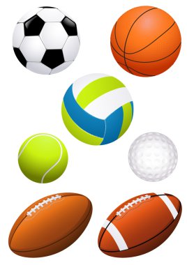 Ball set clipart