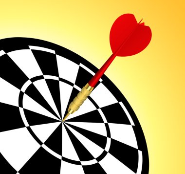 Dart target clipart