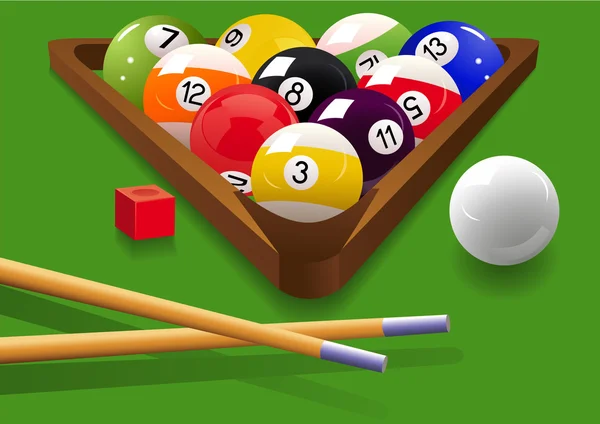 Kuželky a bowling míč — Stockový vektor
