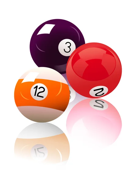 Skittles and bowling ball — Stock Vector