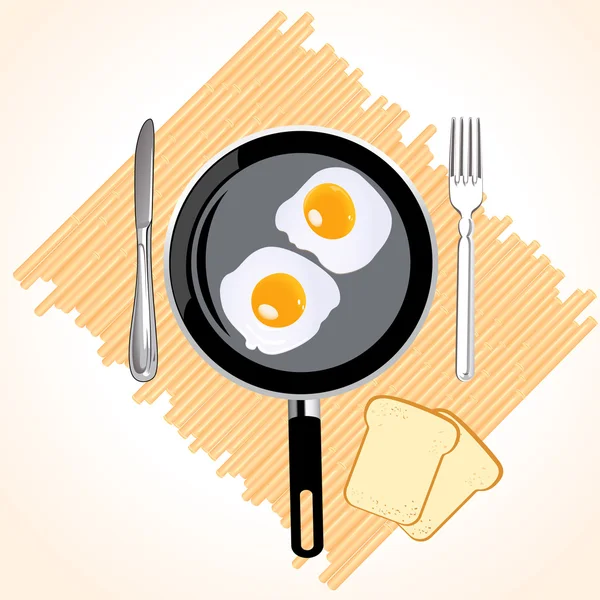 Desayuno inglés — Vector de stock