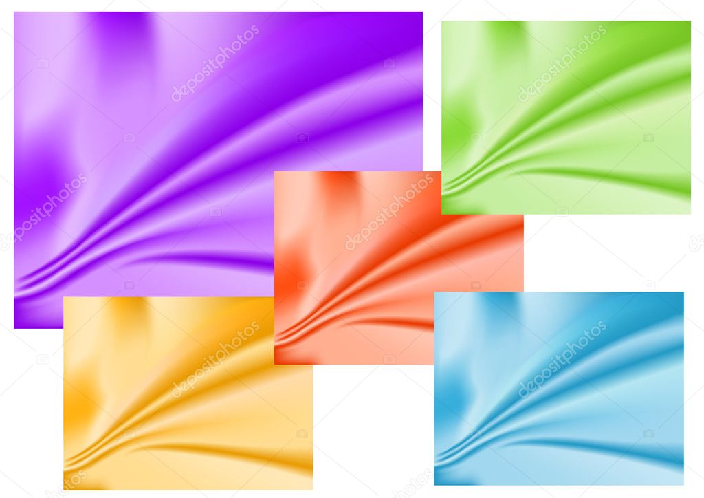 Colored silk backgrounds