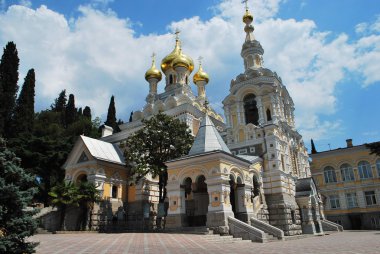 Cathedral St. Aleksandra Nevskogo clipart