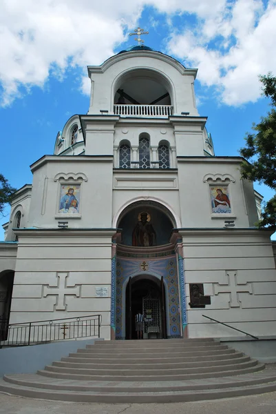 Evpatoriya. iglesia de San Nicolay (Nick ) Imagen de stock