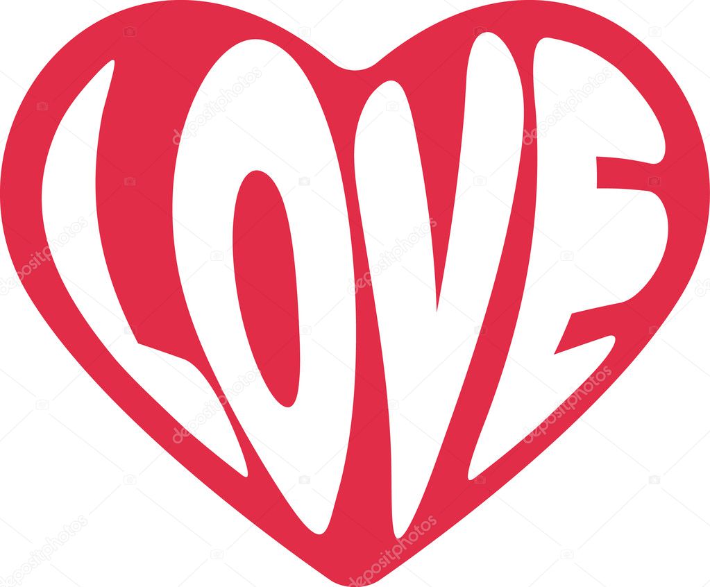 Decorative vector heart for Valentines d