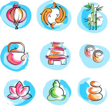 Collection of Zen images clipart